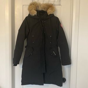 Black Canada Goose down jacket size SM